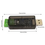 Przemysłowy konwerter USB na  sygnał RS485