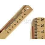 Termometr analogowy; domowy; drewno; buk; -20 do +50°C