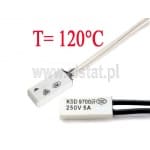 Termostat bimetaliczny; 120°C; 5A/250V; NO; KSD9700
