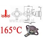 Termostat bimetaliczny; zakres: 165°C; typ KSD301A; 10A; NC 